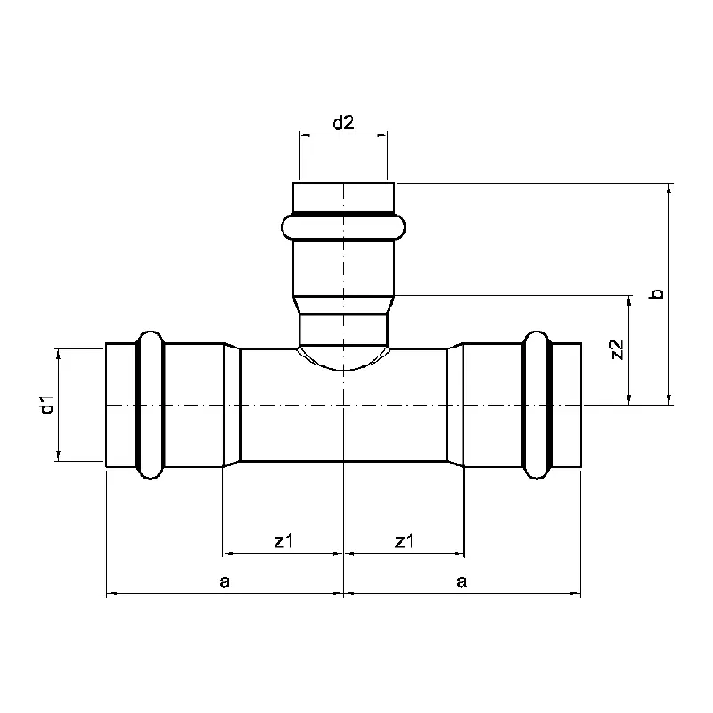 Tubepress Reducing Tee-2