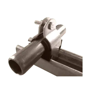 Zinc Plated Two Piece Channel Clip With Insert