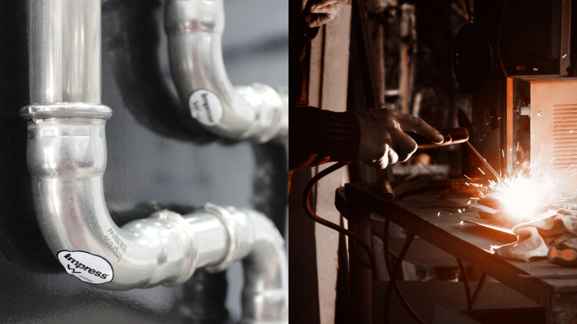 Heading image for Press fit vs. soldering and welding—What’s the best way to join stainless steel pipes?