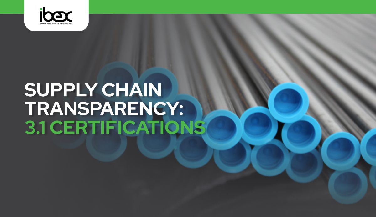 Heading image for Supply chain transparency: 3.1 Certifications